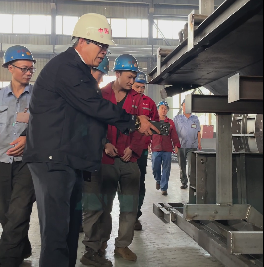 河南偉志鋼模板廠家董事長來總強調質量的重要性